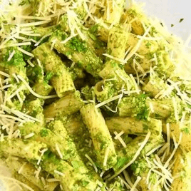 Pasta with Pesto.