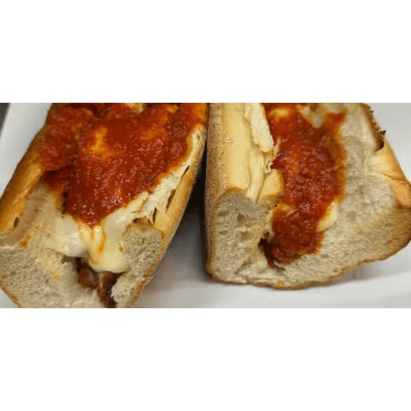 Veal Parmigiana Hot Sub.
