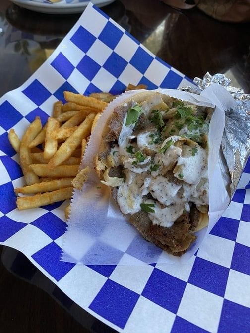 Mix Gyro Sandwich Combo.