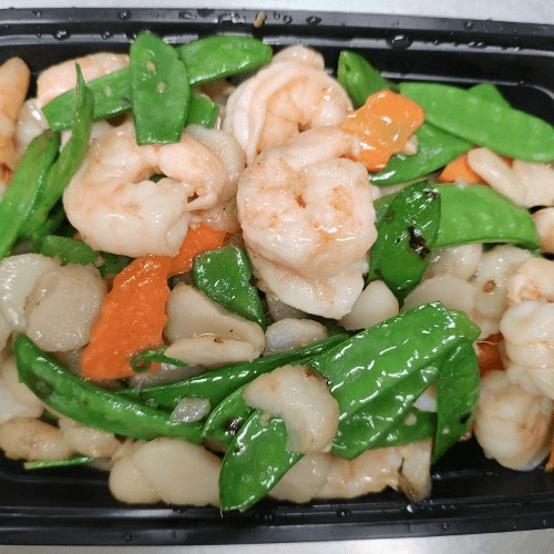 Shrimp and Snow Peas Low Carb