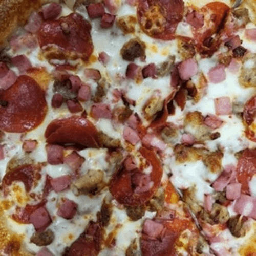 14" MEATLOVERS PIZZA.