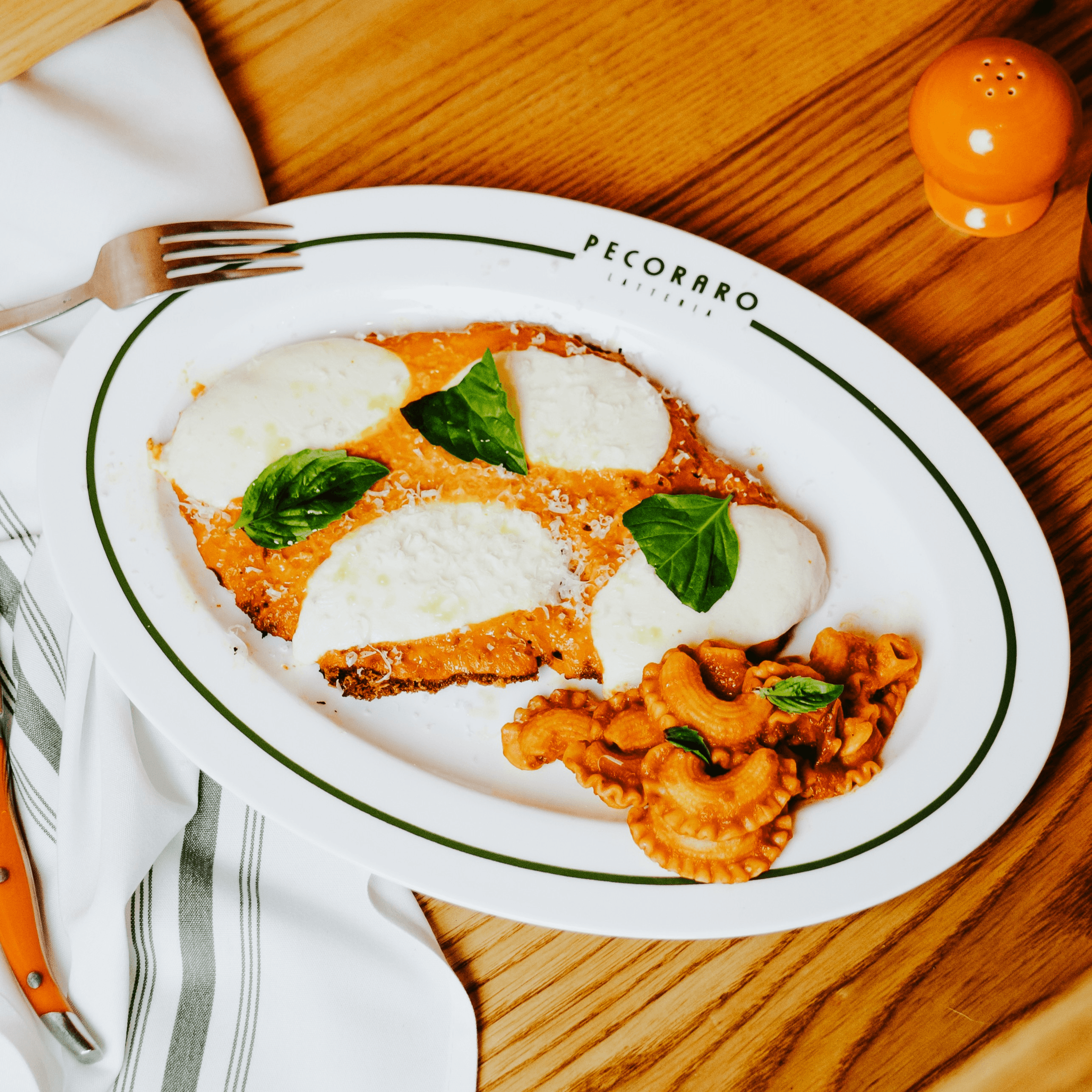 SPICY VODKA PARMIGIANA.