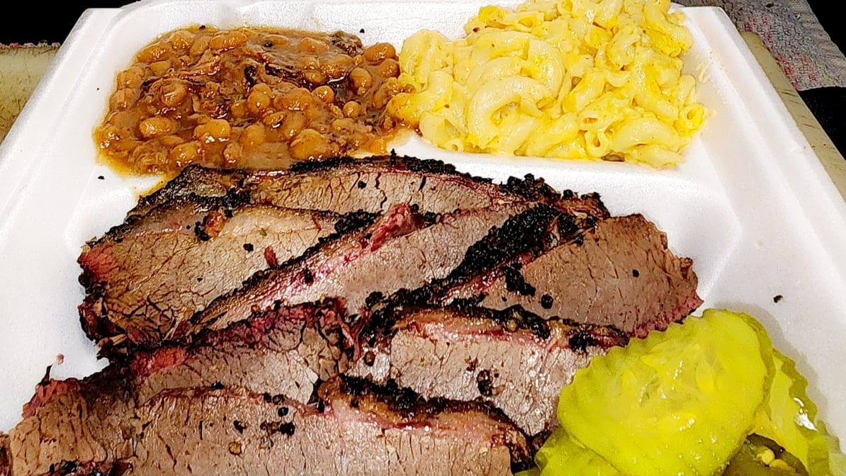 Slice Brisket Plate.