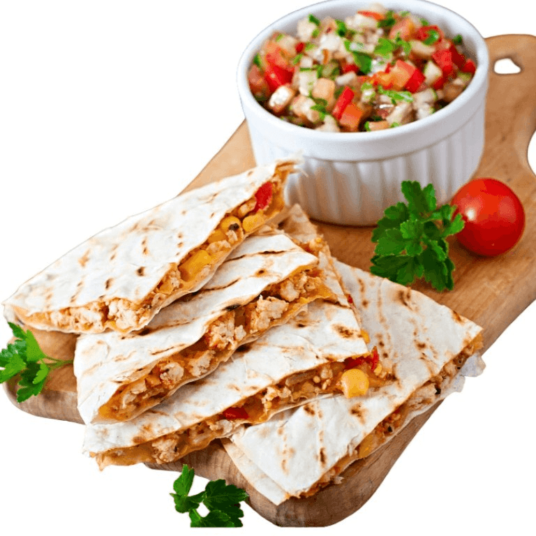 Quesadilla Deluxe Lunch.