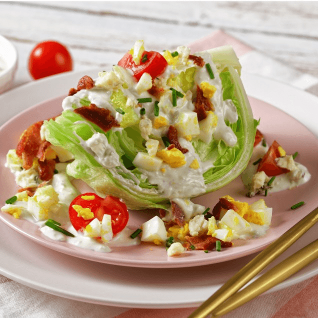 Blue Cheese Wedge Salad.