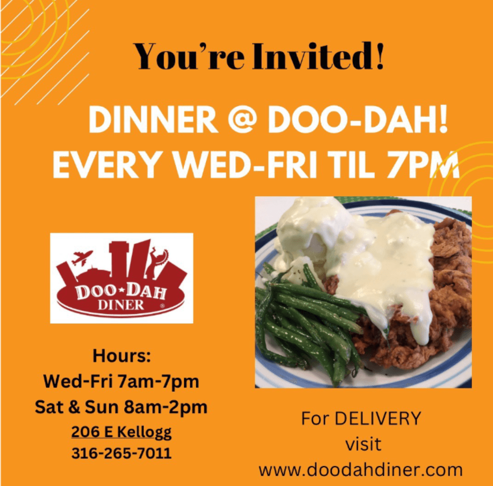 NOW SERVING DINNER