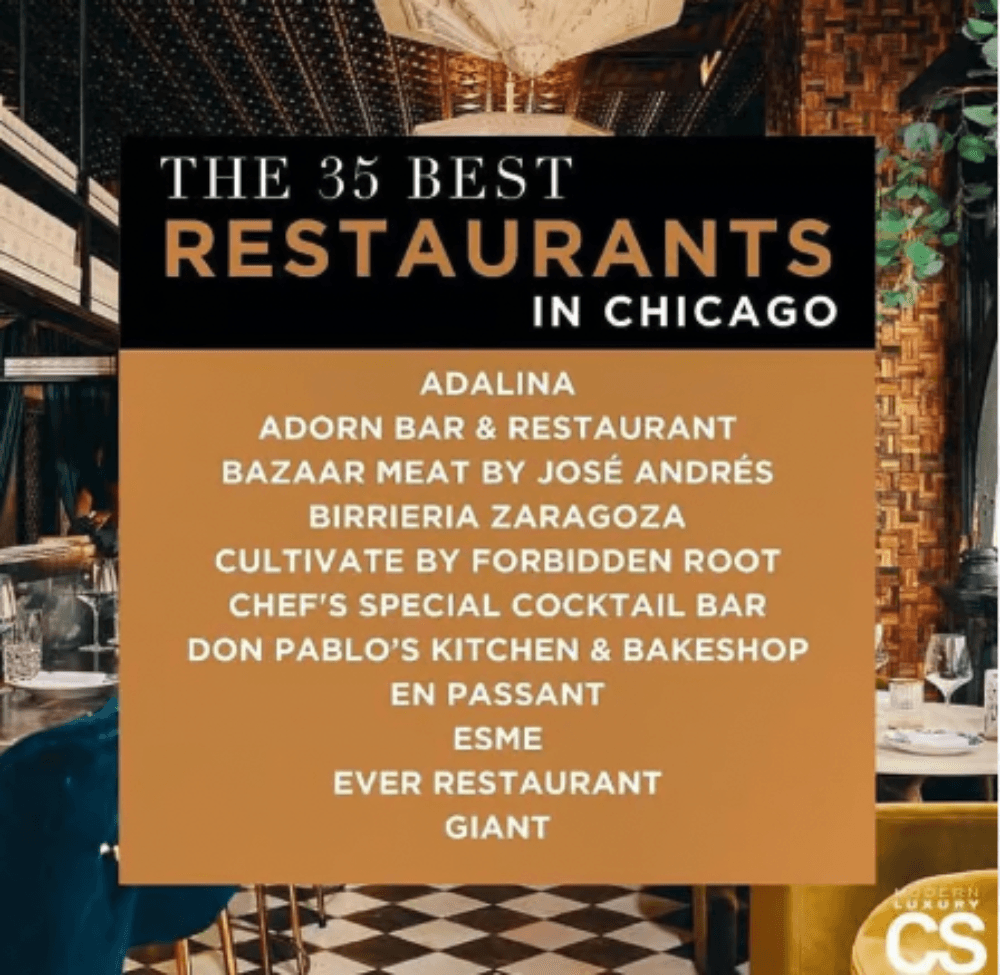 The 35 Best Restaurants in Chicago