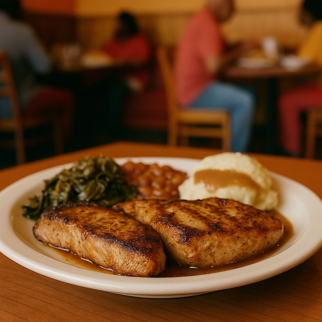 Turkey Chops Entree.