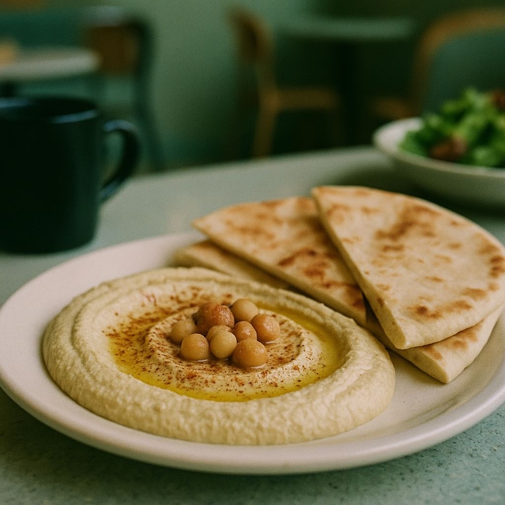Hummus with Pita Bread.
