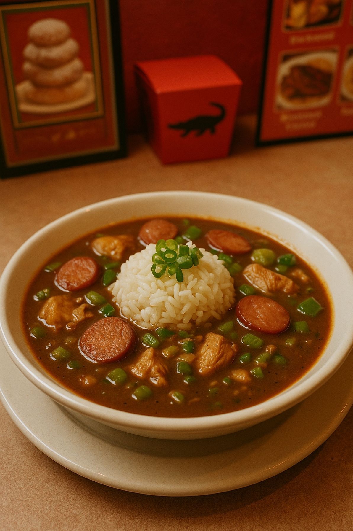Chicken Gumbo Bowl.