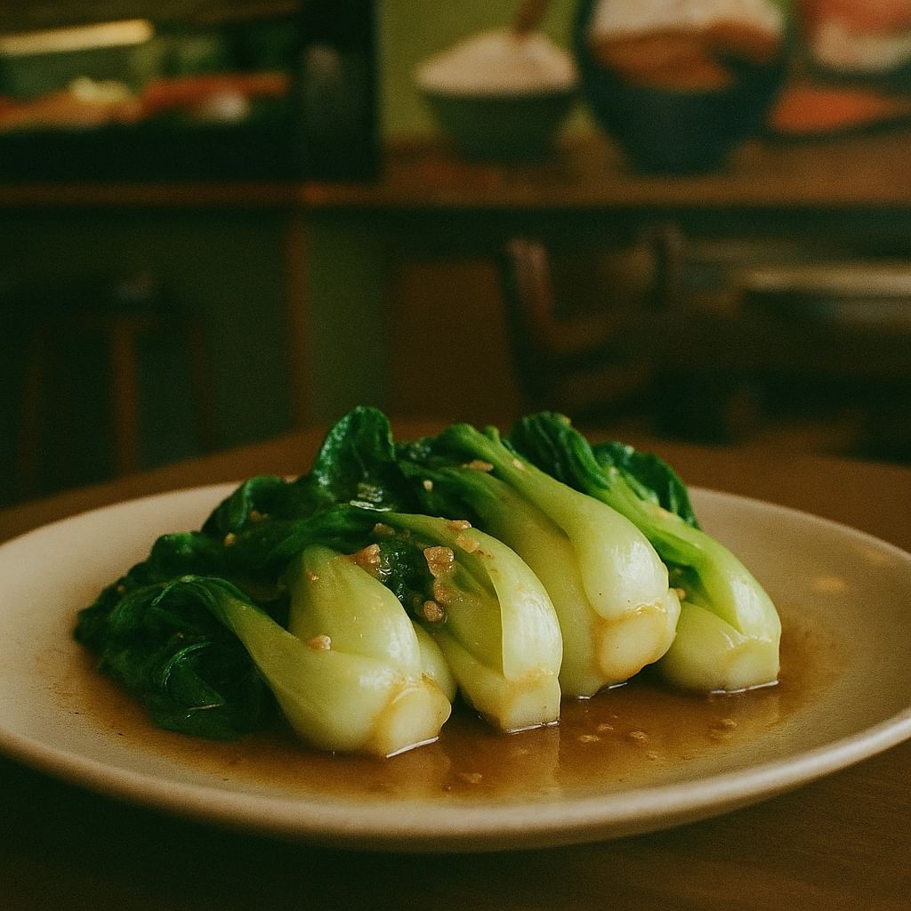 Garlic Butter Bok Choy.