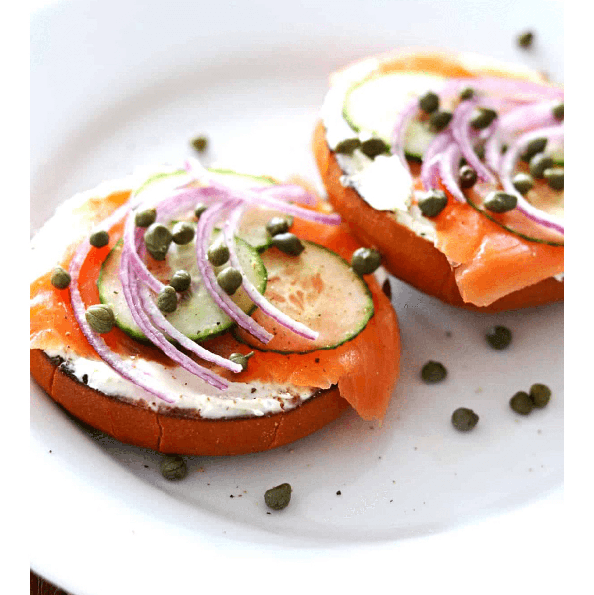 John's Famous Nova Sandwich (Bagel).