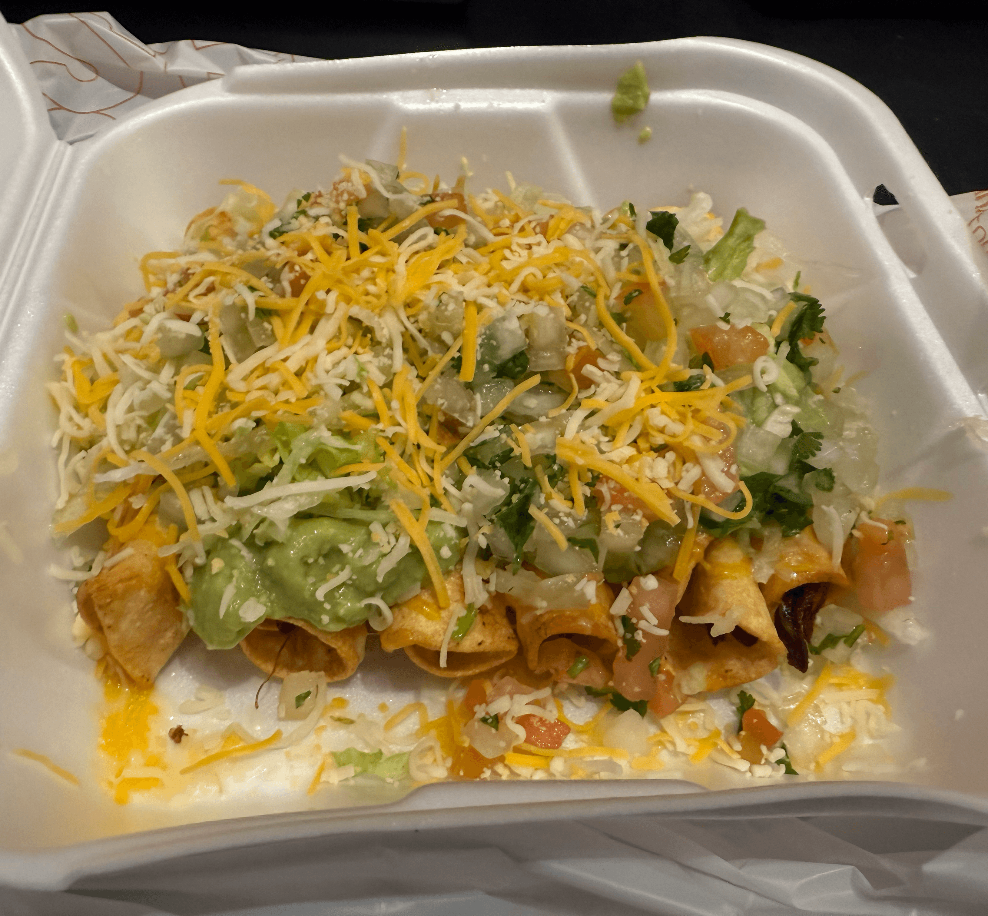 A2 The Six Rolled Taquitos.