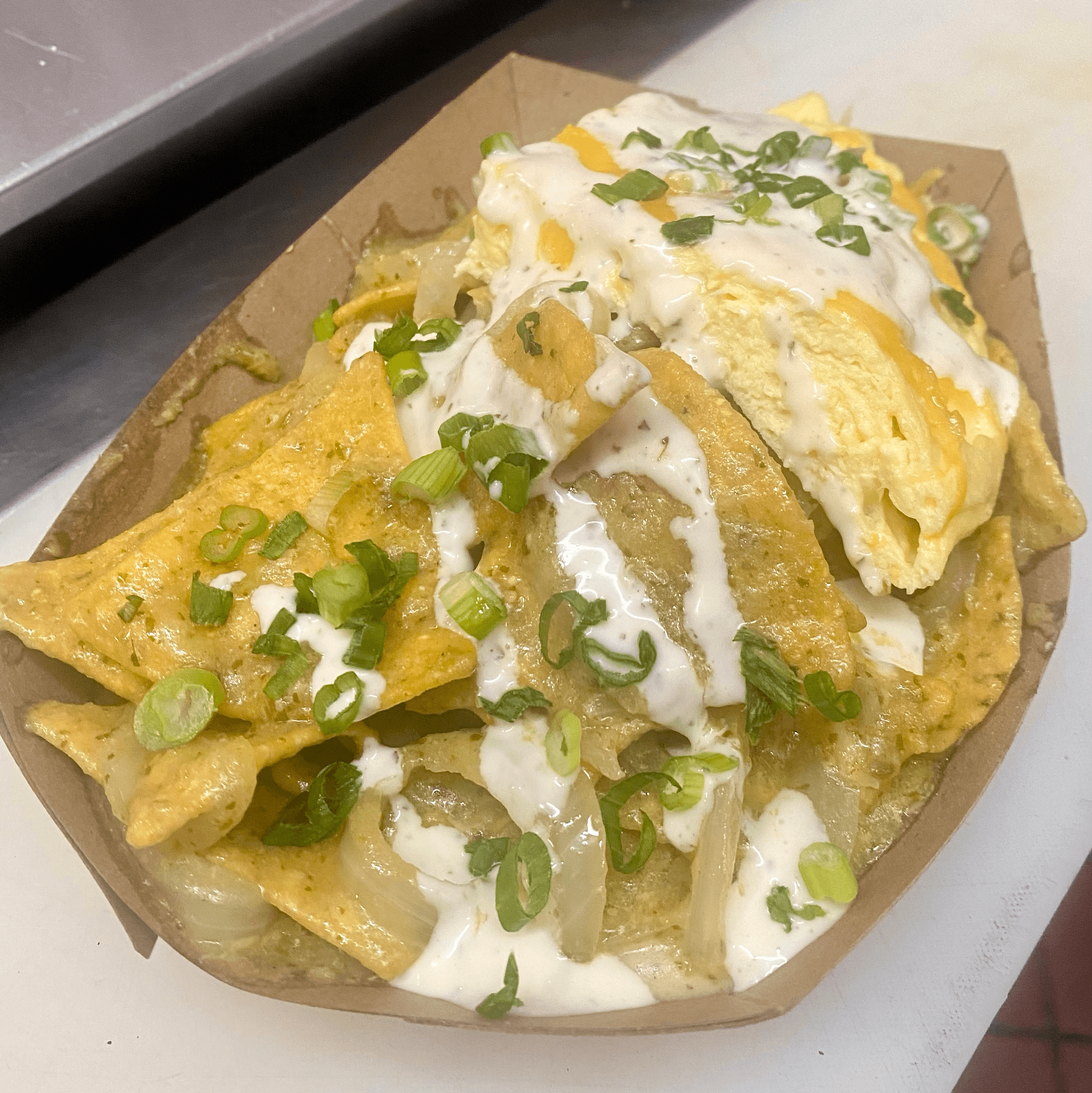 Chilaquiles Biscuits And Gravy.