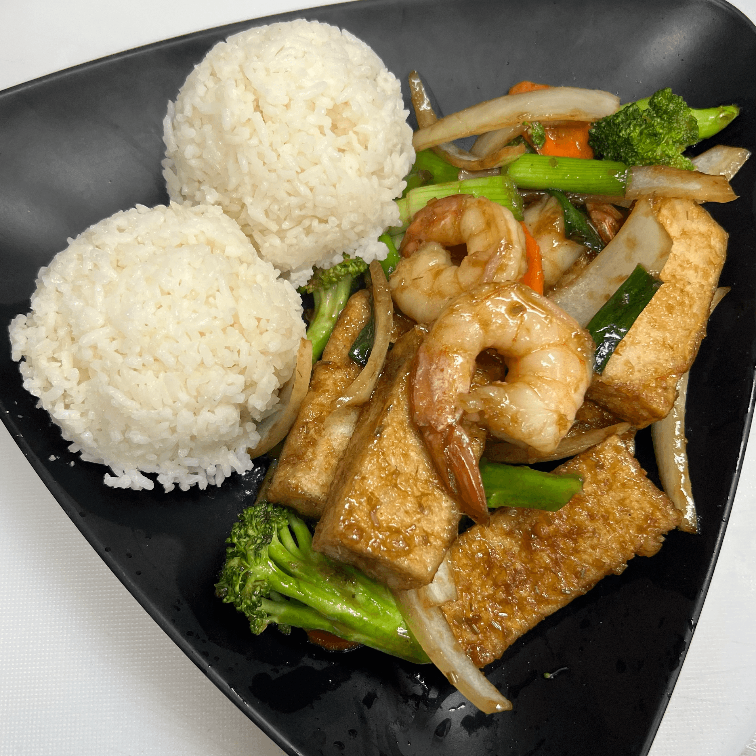 CS6. Stir Fried Vegetable Delight - Steam Rice.