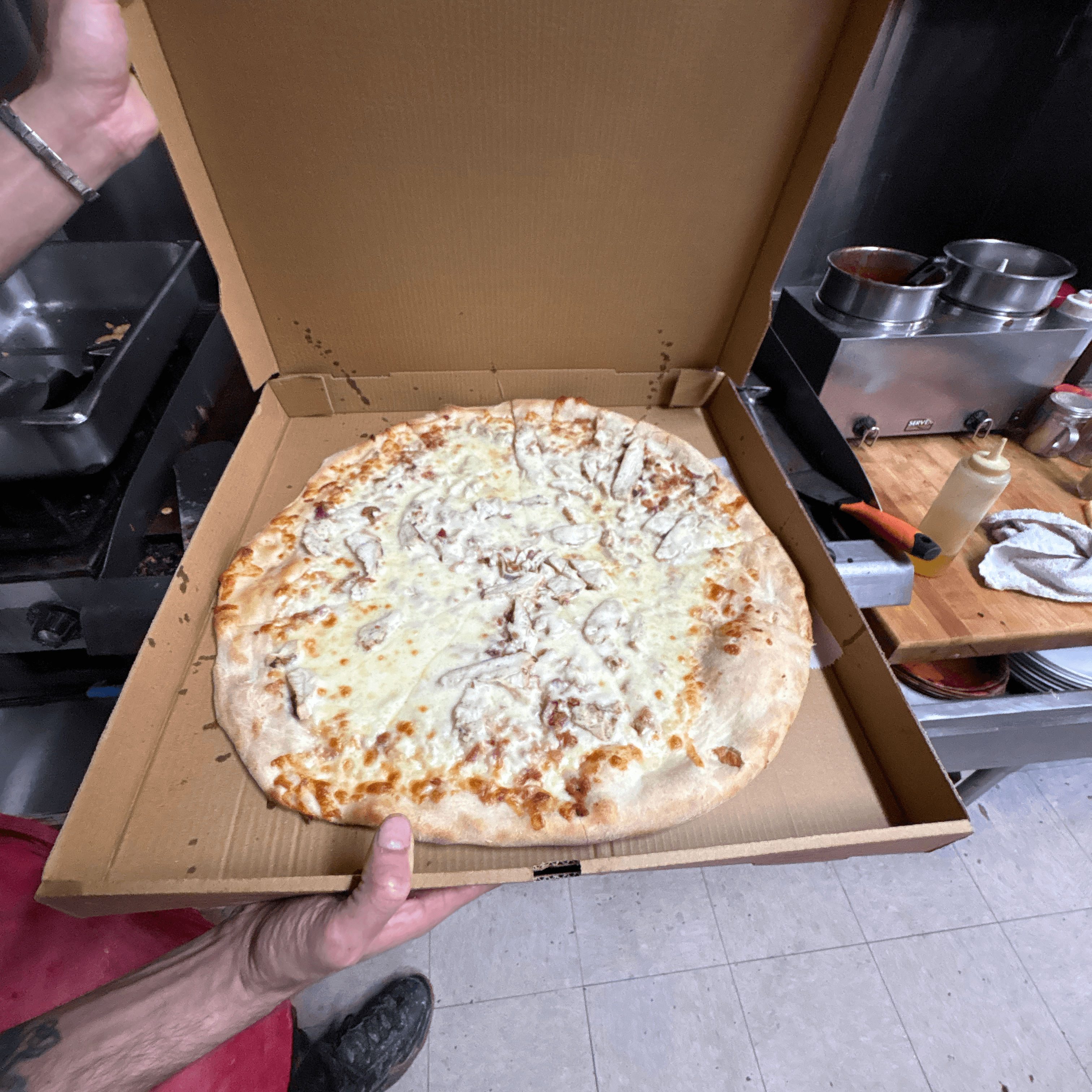 Chicken Bacon Ranch Pizza (XL 20”).