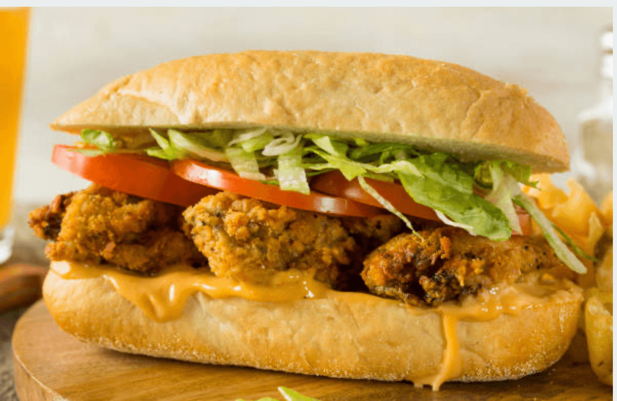 Oyster Po'Boy.