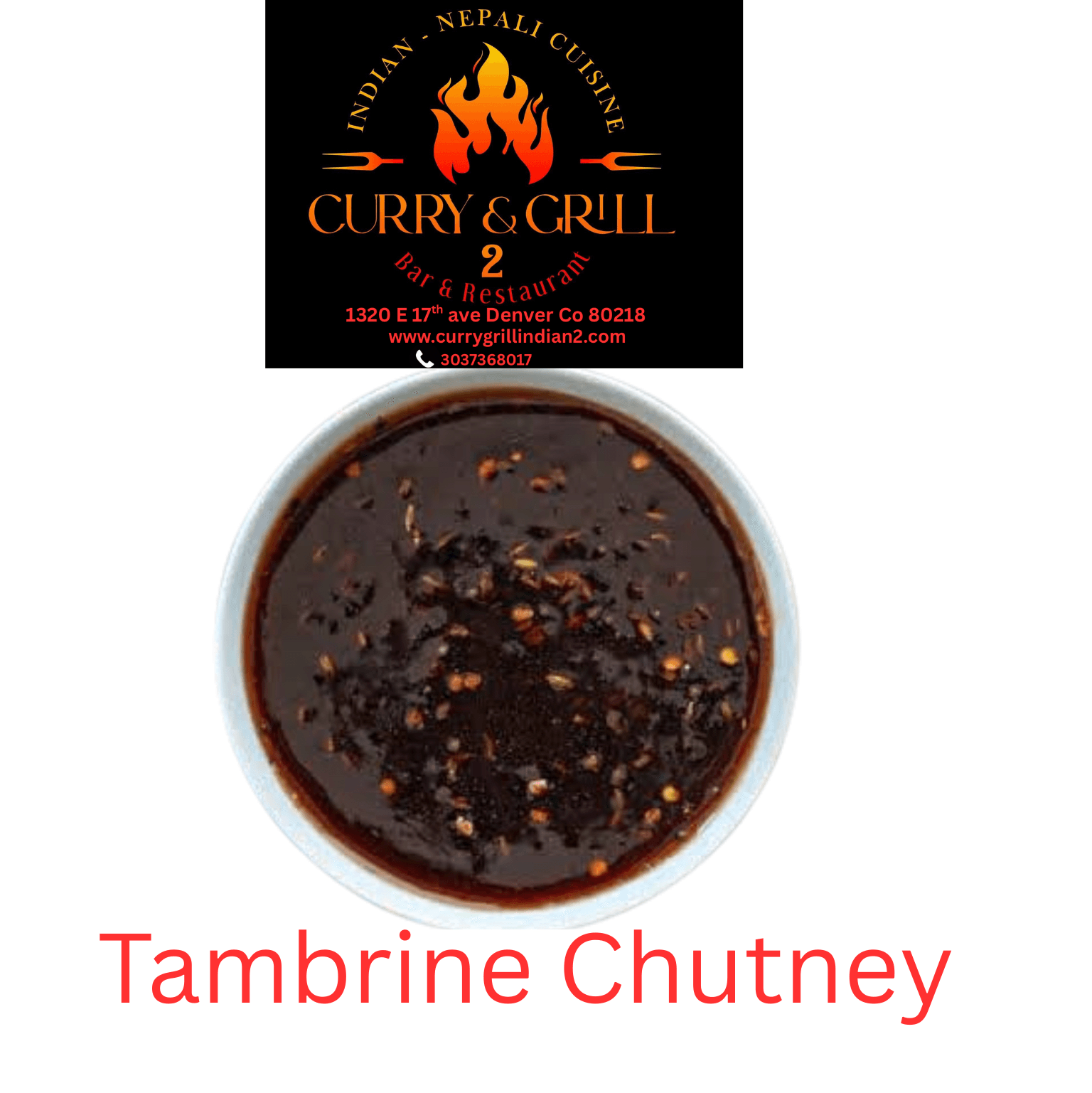 Tamarind Chutney.