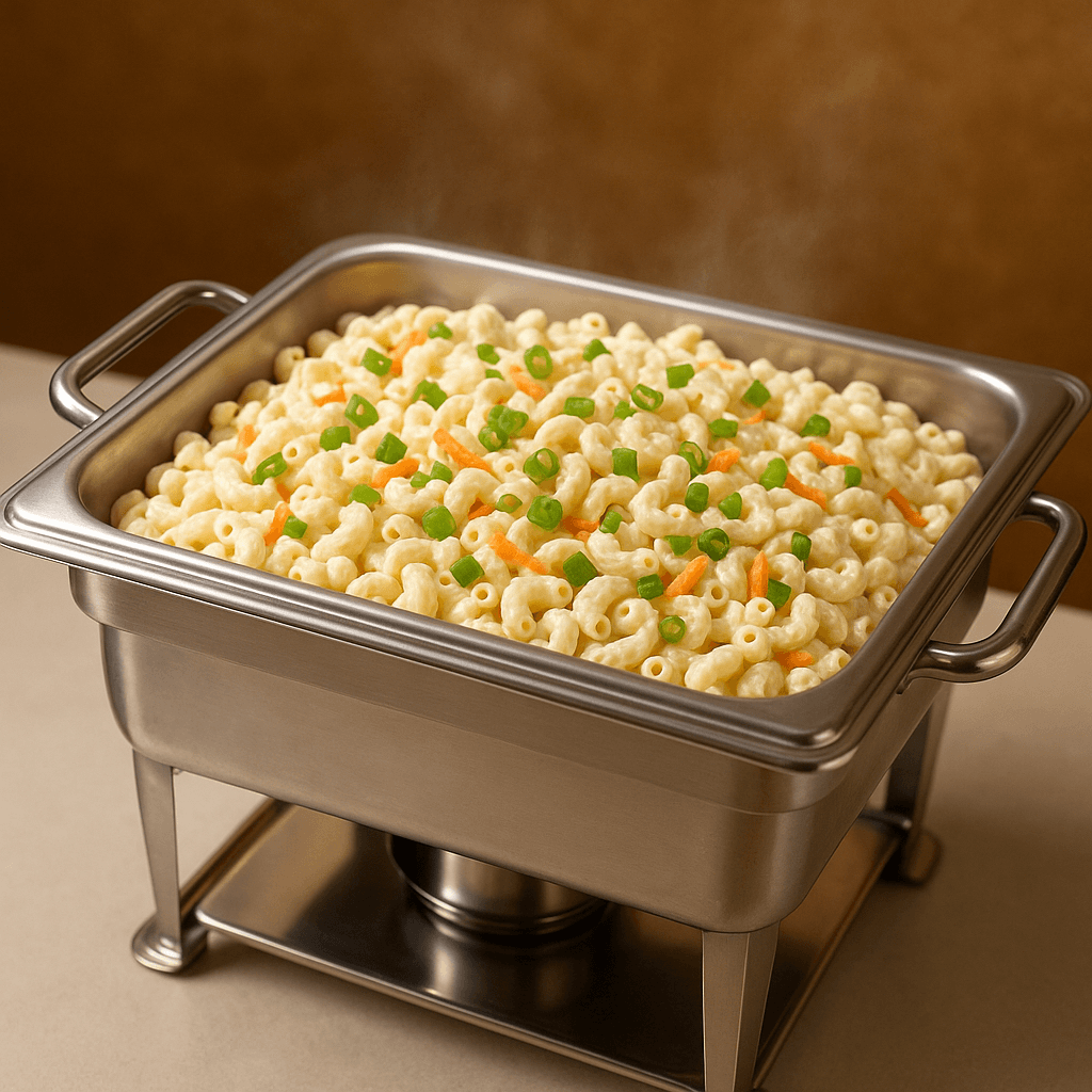 Hawaiian delish Mac Salad  Half Pan.