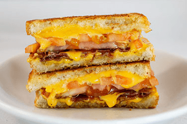 Grilled Cheese w/ Bacon.