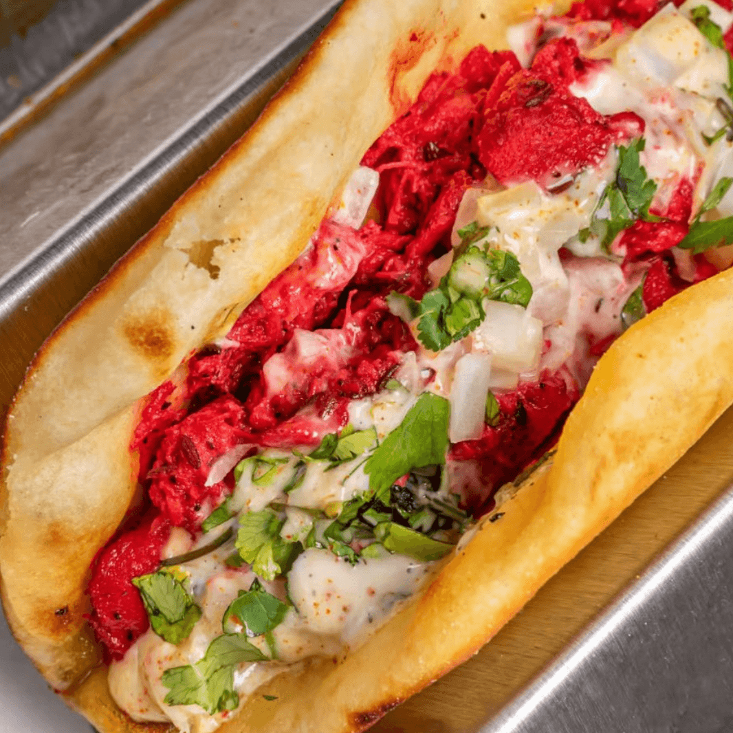 Lemon Chili Chicken Taco.