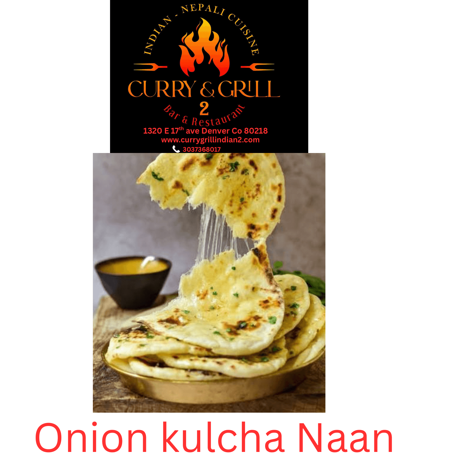Onion Kulcha Naan.