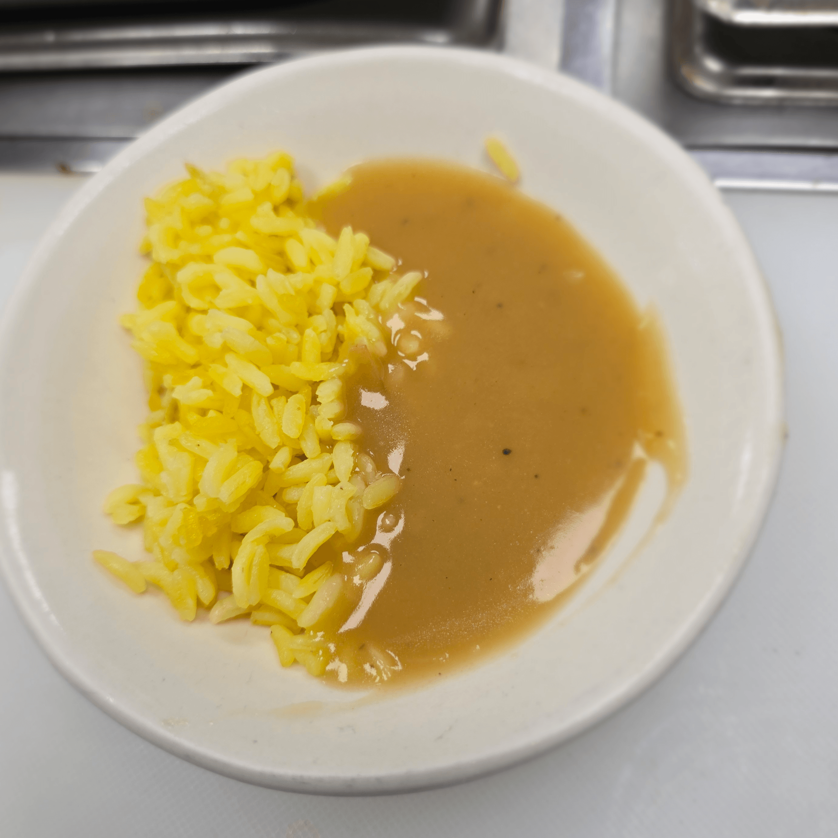 Cup of Rice & Gravy.