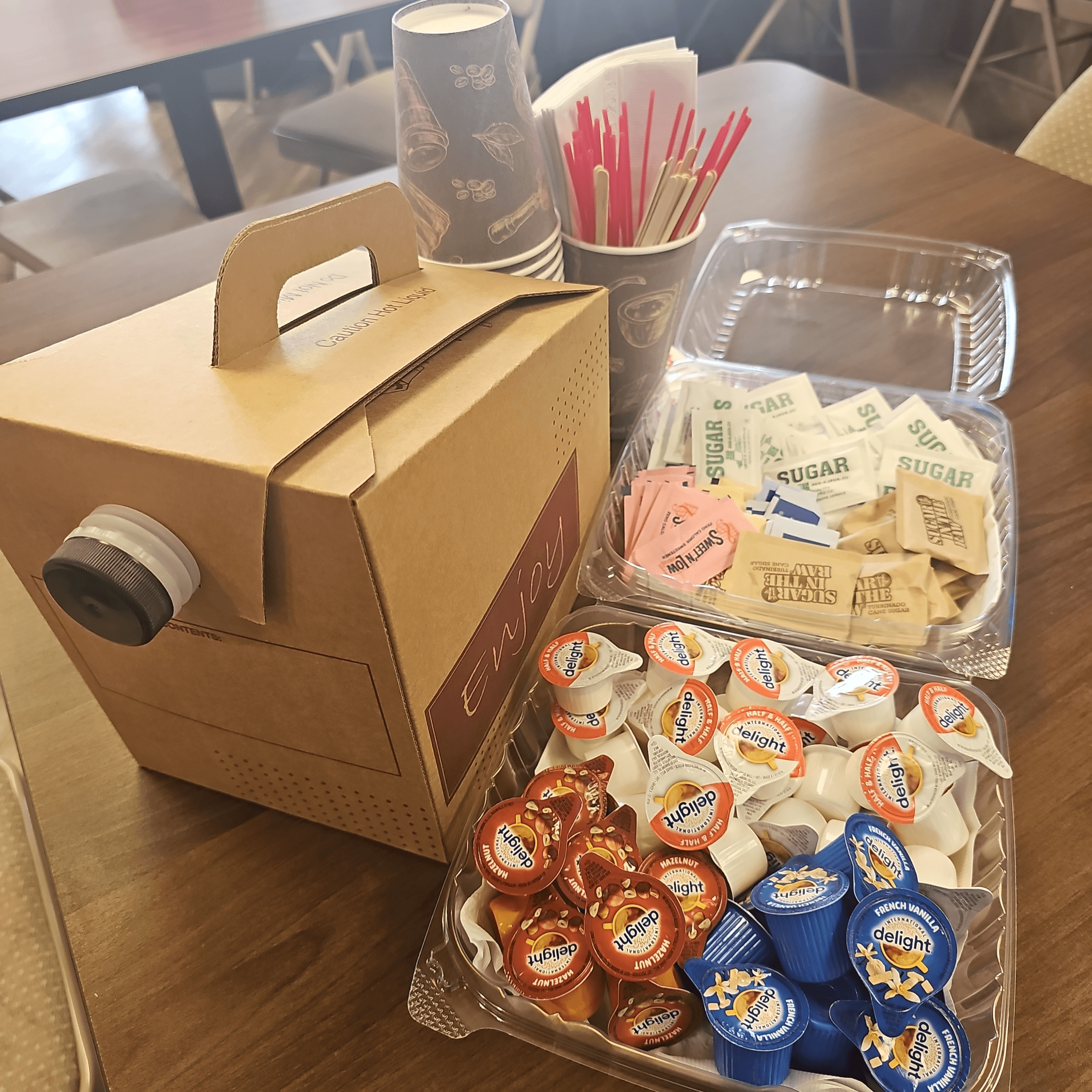 Boxed HOT TEA (serves 10 to 15).