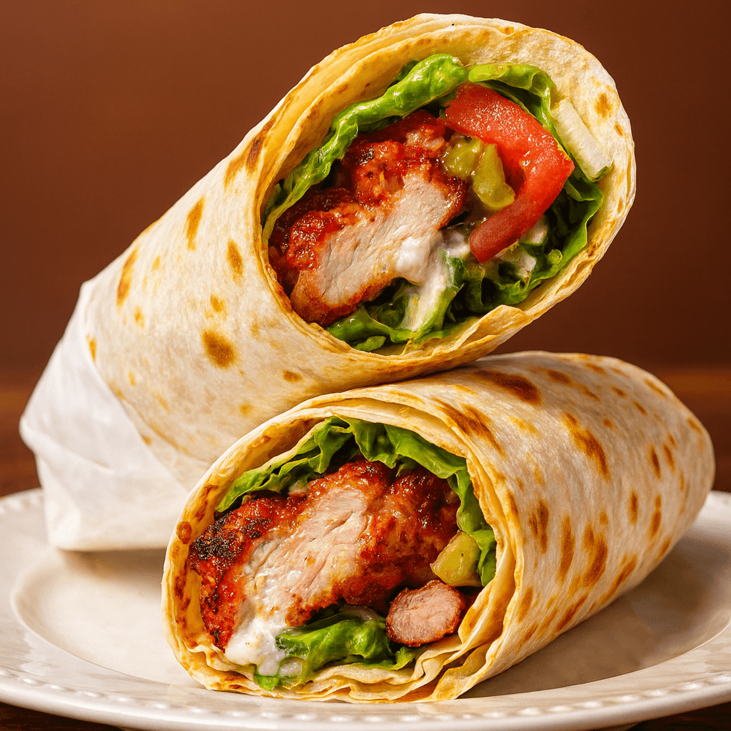 Chicken Kebab Wrap.