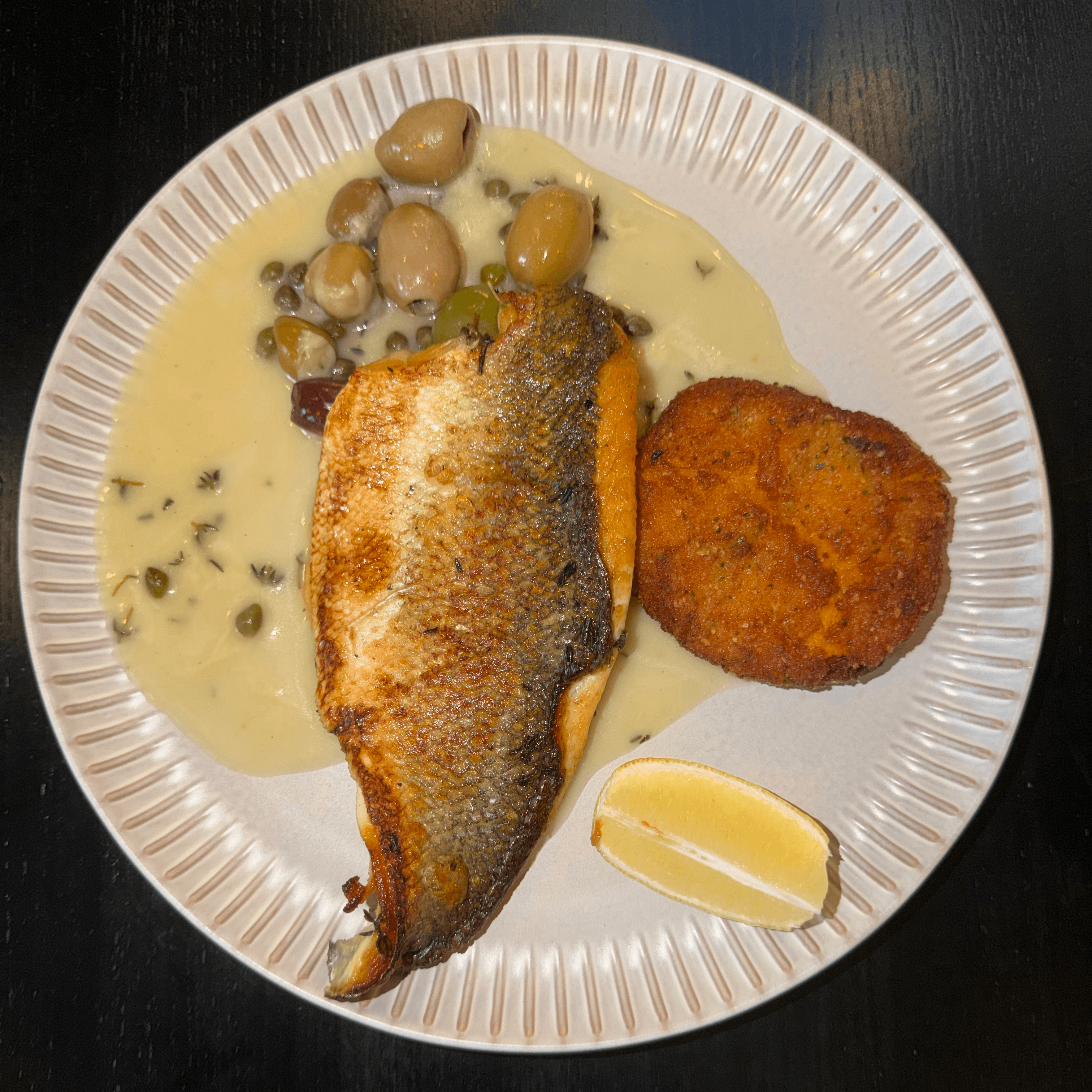 Crispy Skinned Branzini.