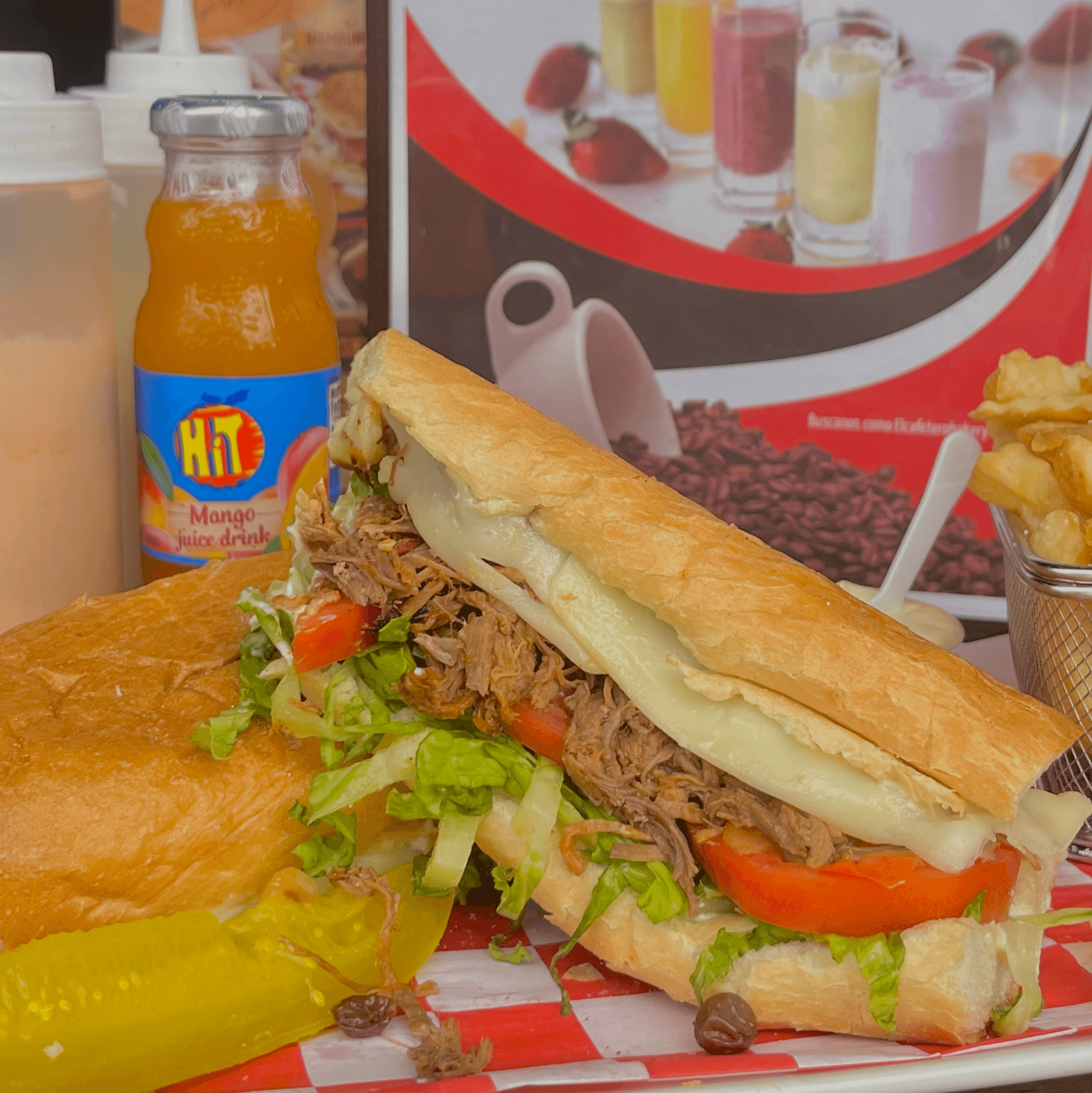 Sandwich Ropa Vieja.