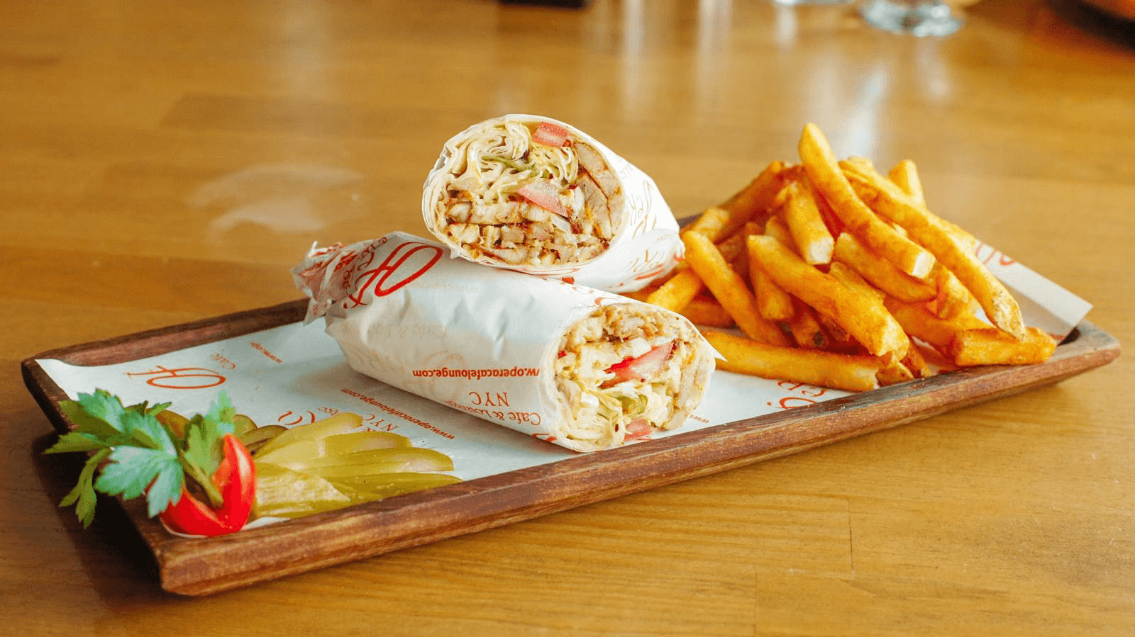 Chicken Doner Wrap (Gyro).