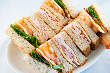 1/2 Turkey/ Ham Club.