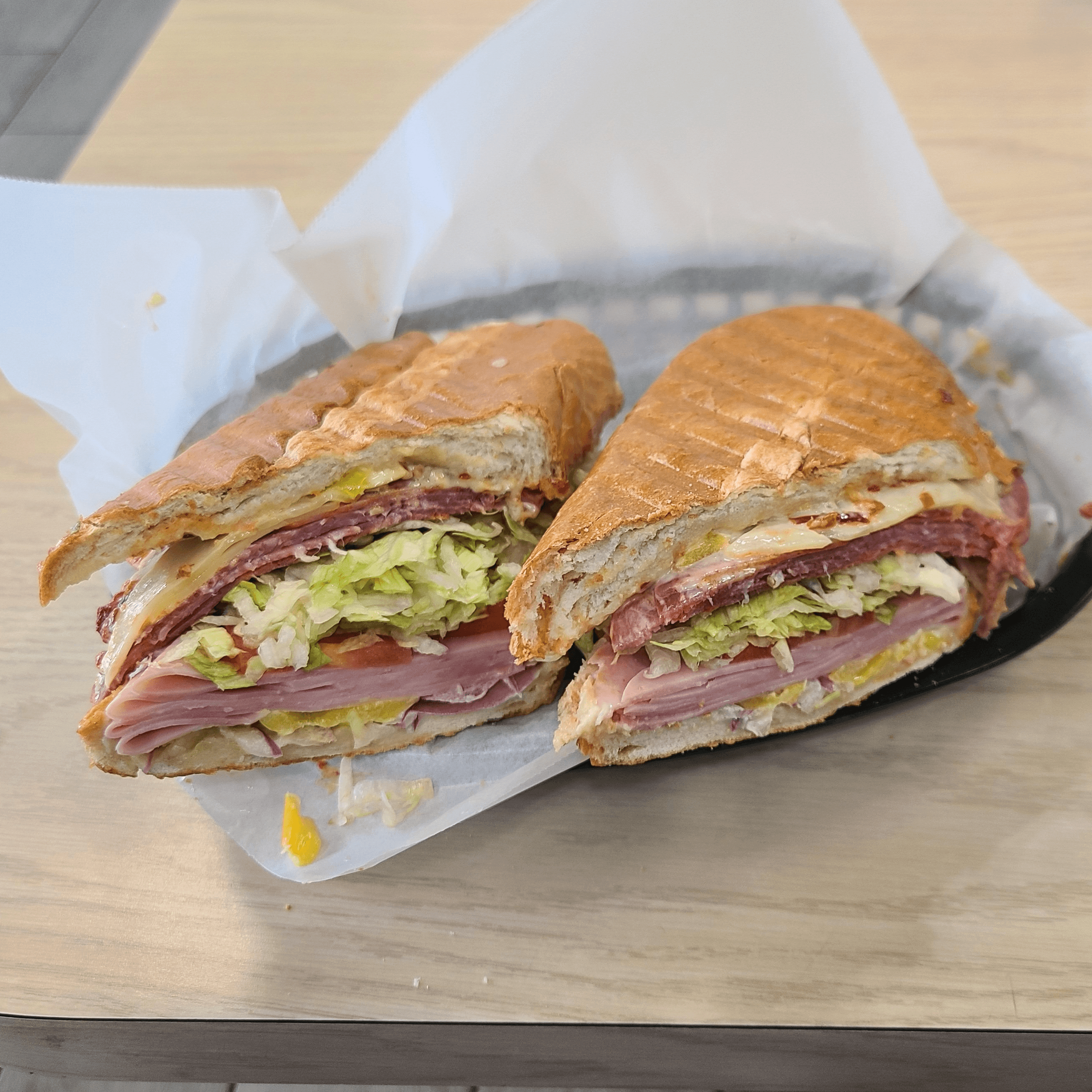 Pressed Italian Sandwich.