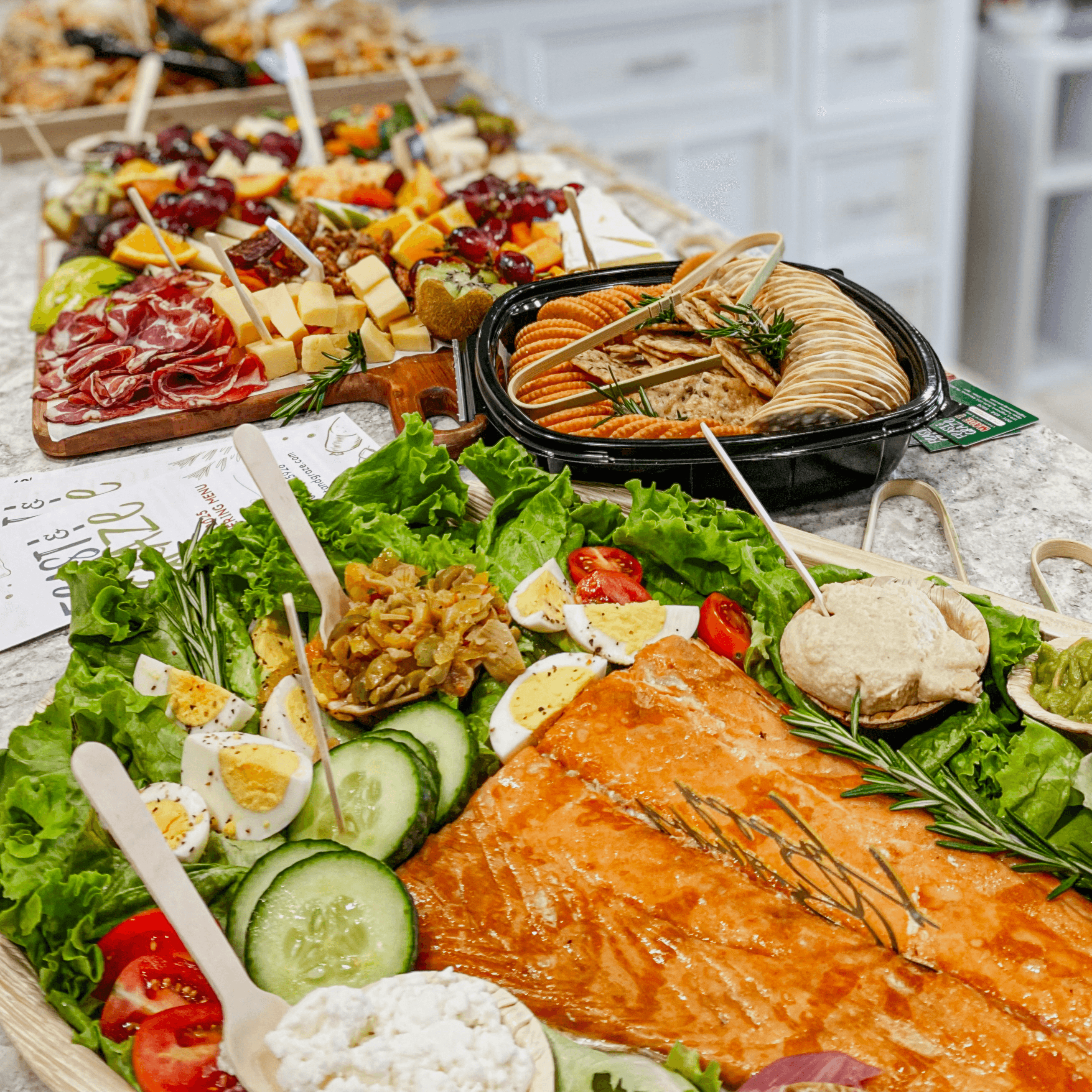 Smoked Salmon Platter.