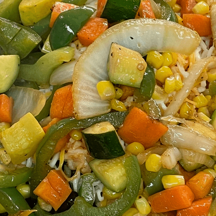 Fresh Vegetable Burrito.