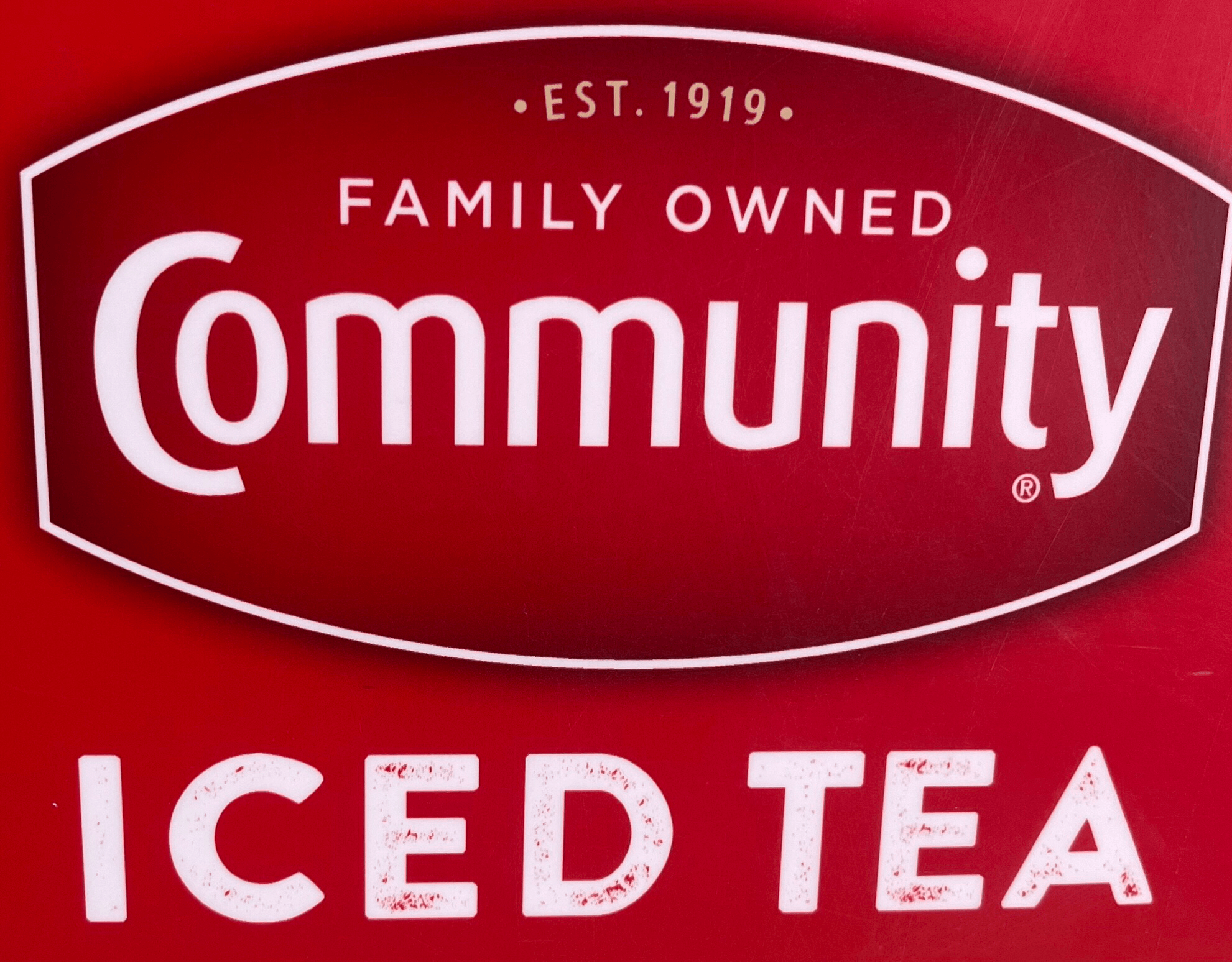 20oz. Sweetened Tea.