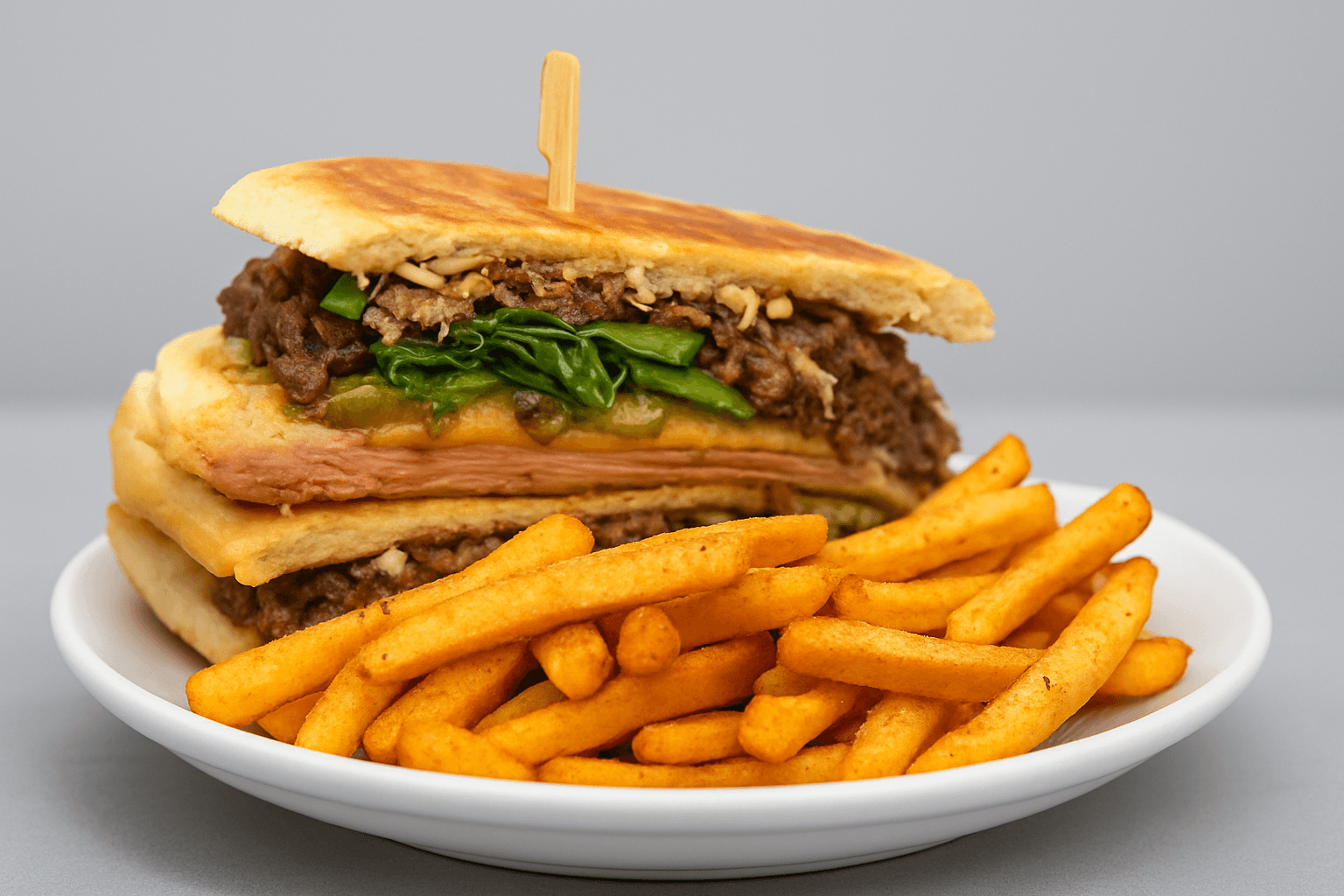 Georgia Pan Con Lechón Sandwich.