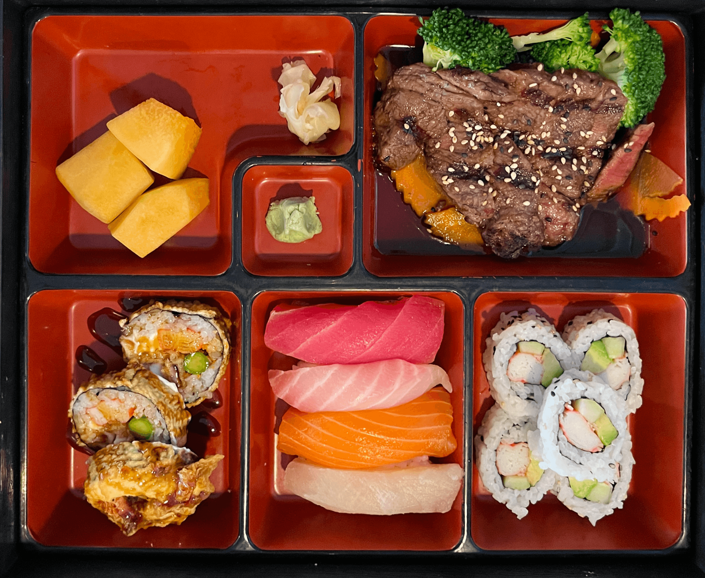 *D. Steak Teriyaki Combo.