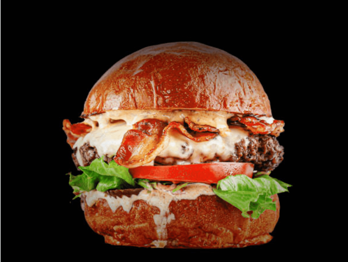 Cabin Burger Deluxe.