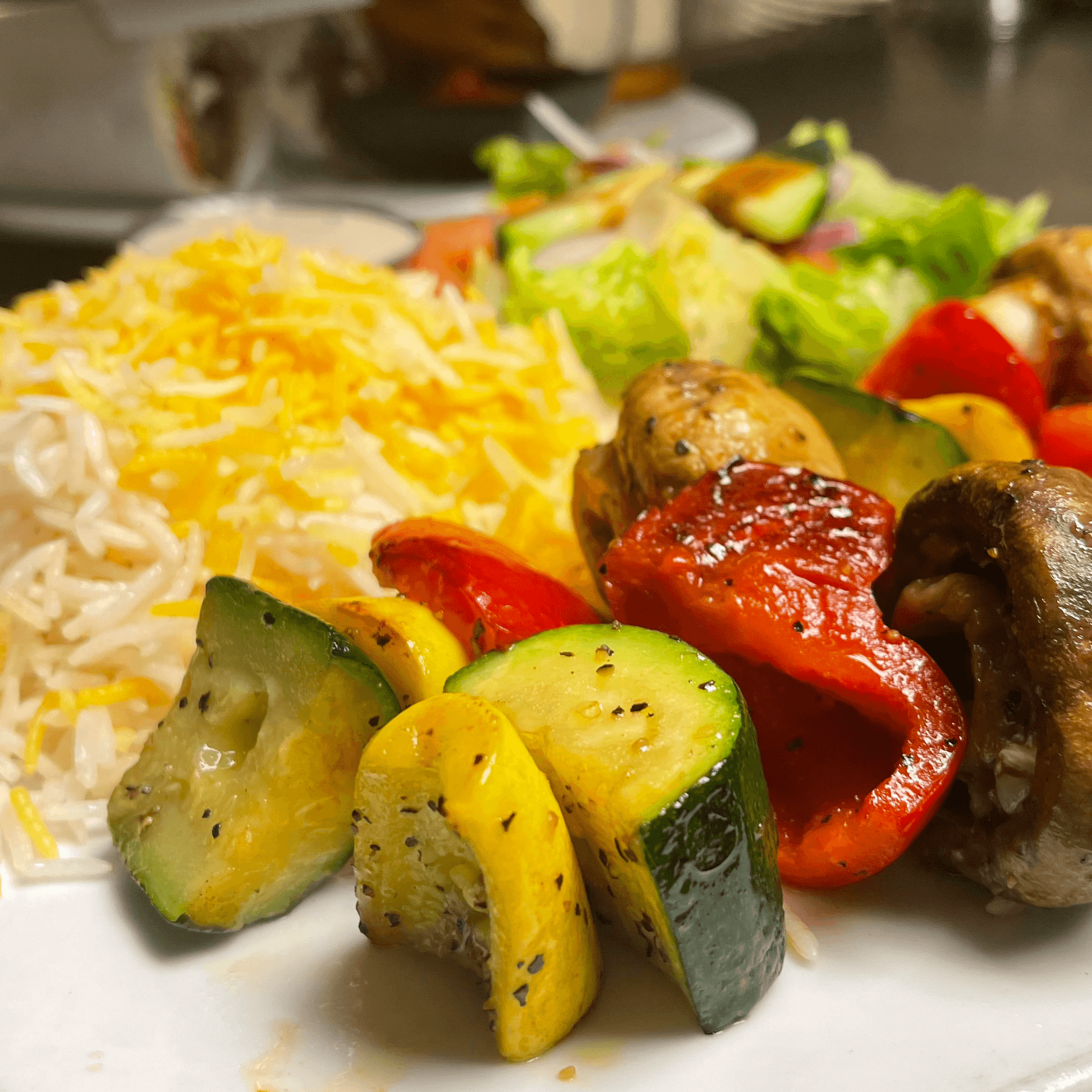 Veggie Kabob (GF, VG).