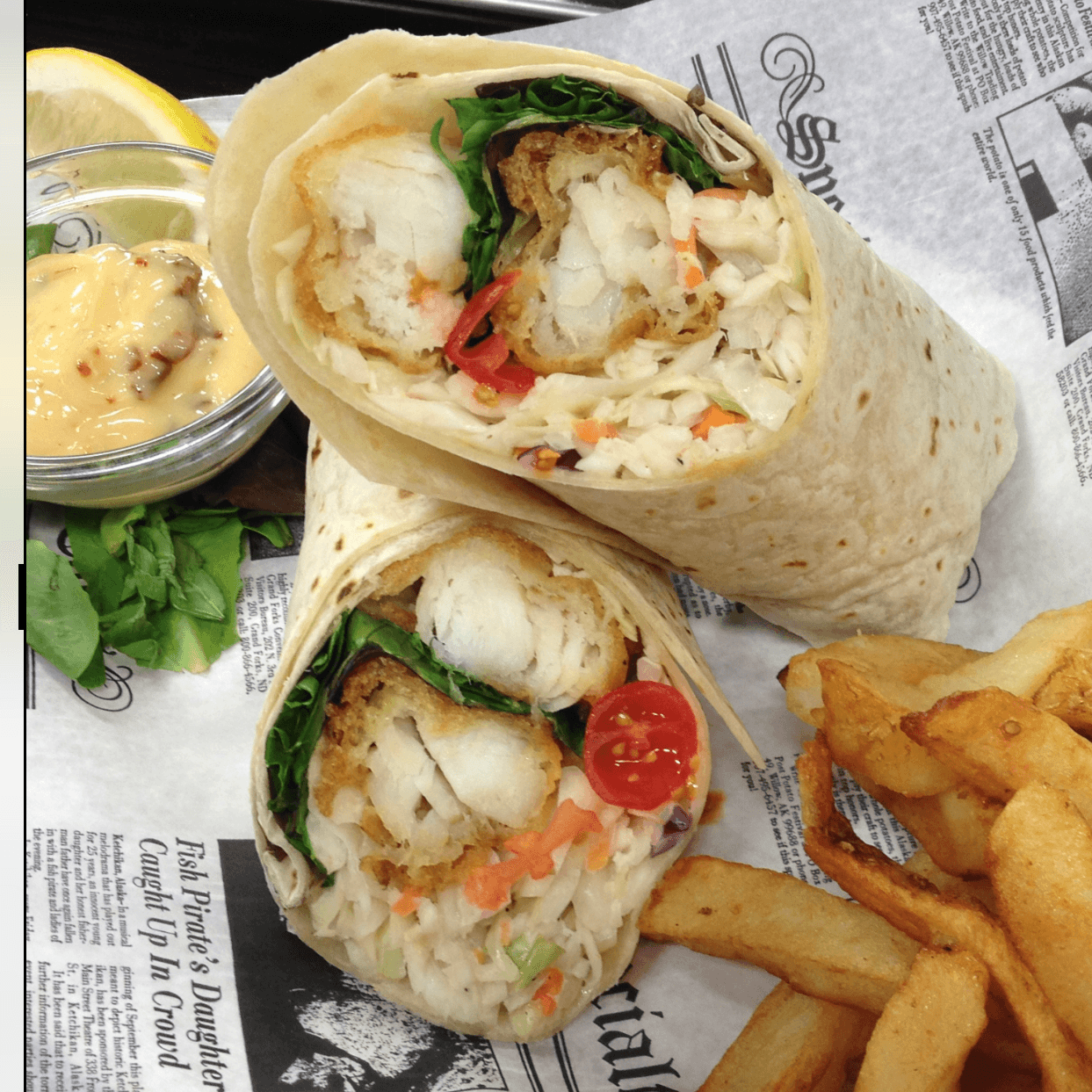 Fish Wrap.