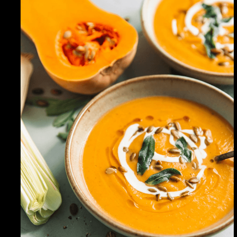 Butternut Squash Soup (Vegetarian).