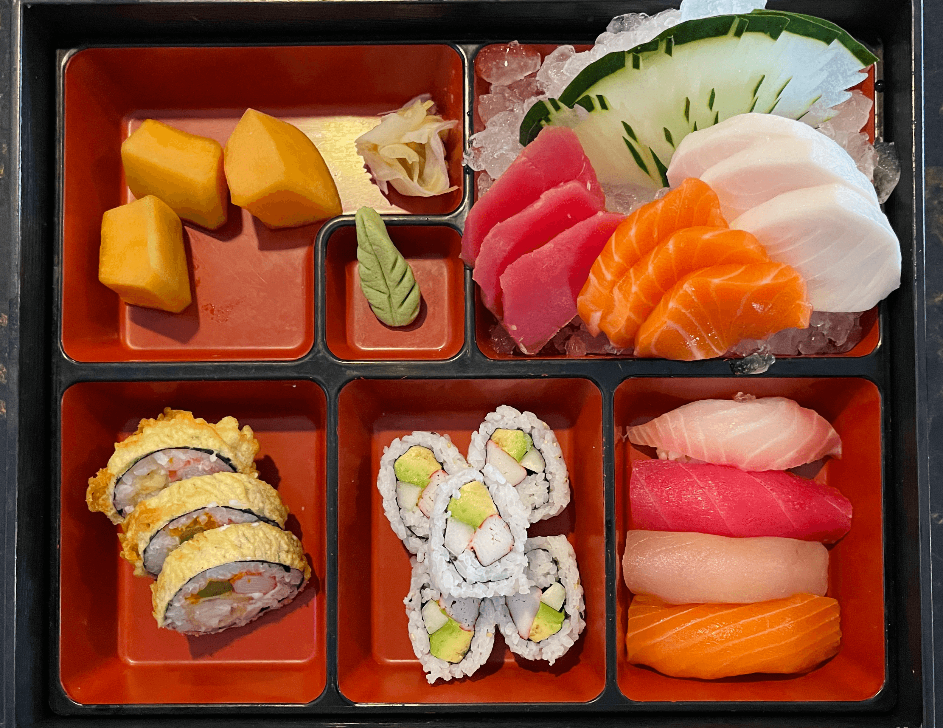 *A. Sushi & Sashimi Combo.