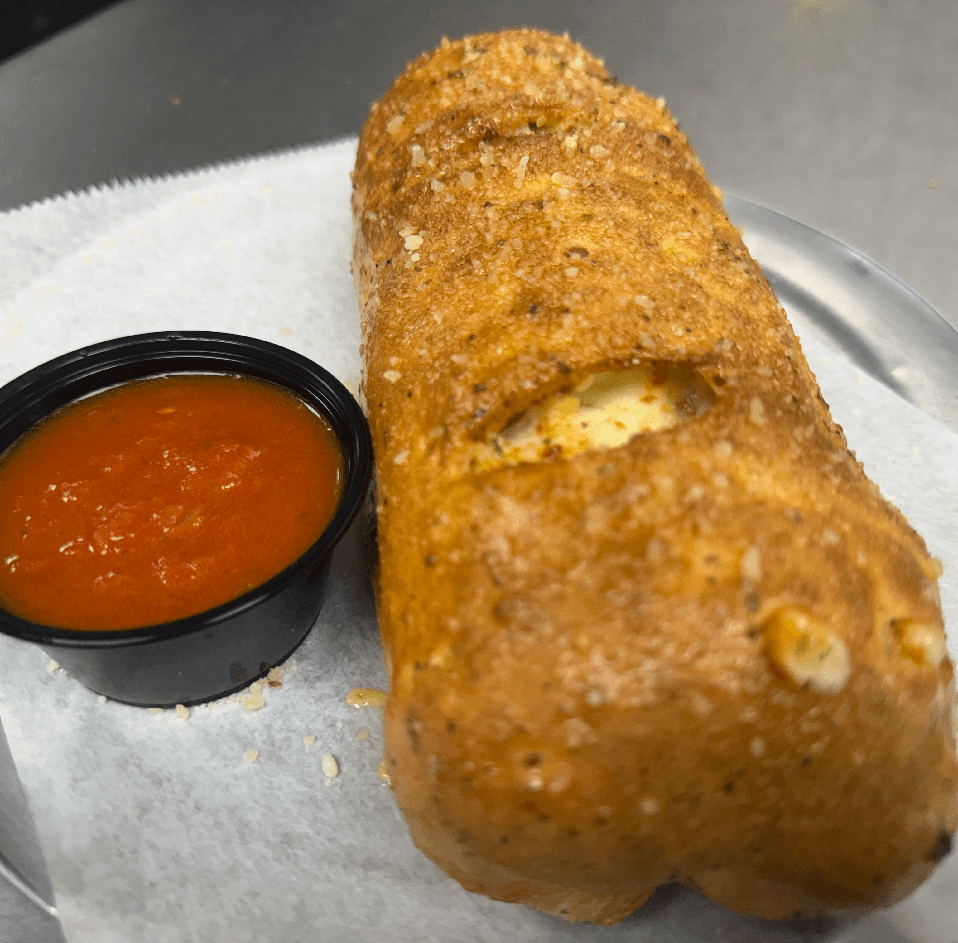 Cheese & Sauce Roll.