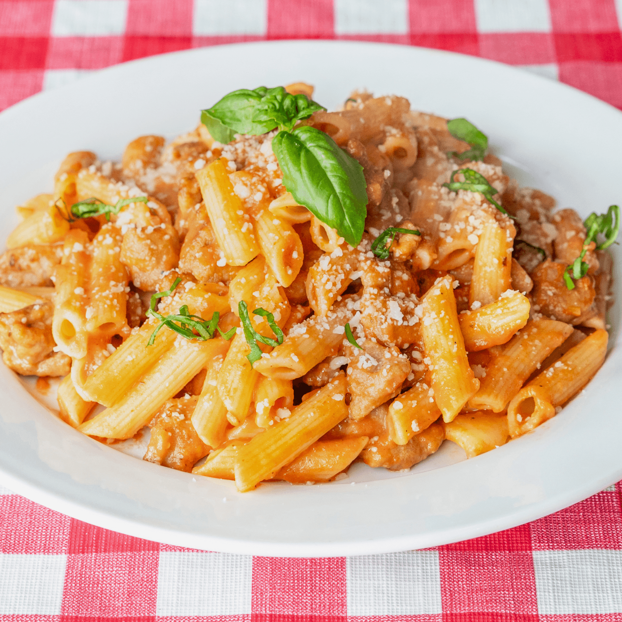 Sausage Penne Rosa.