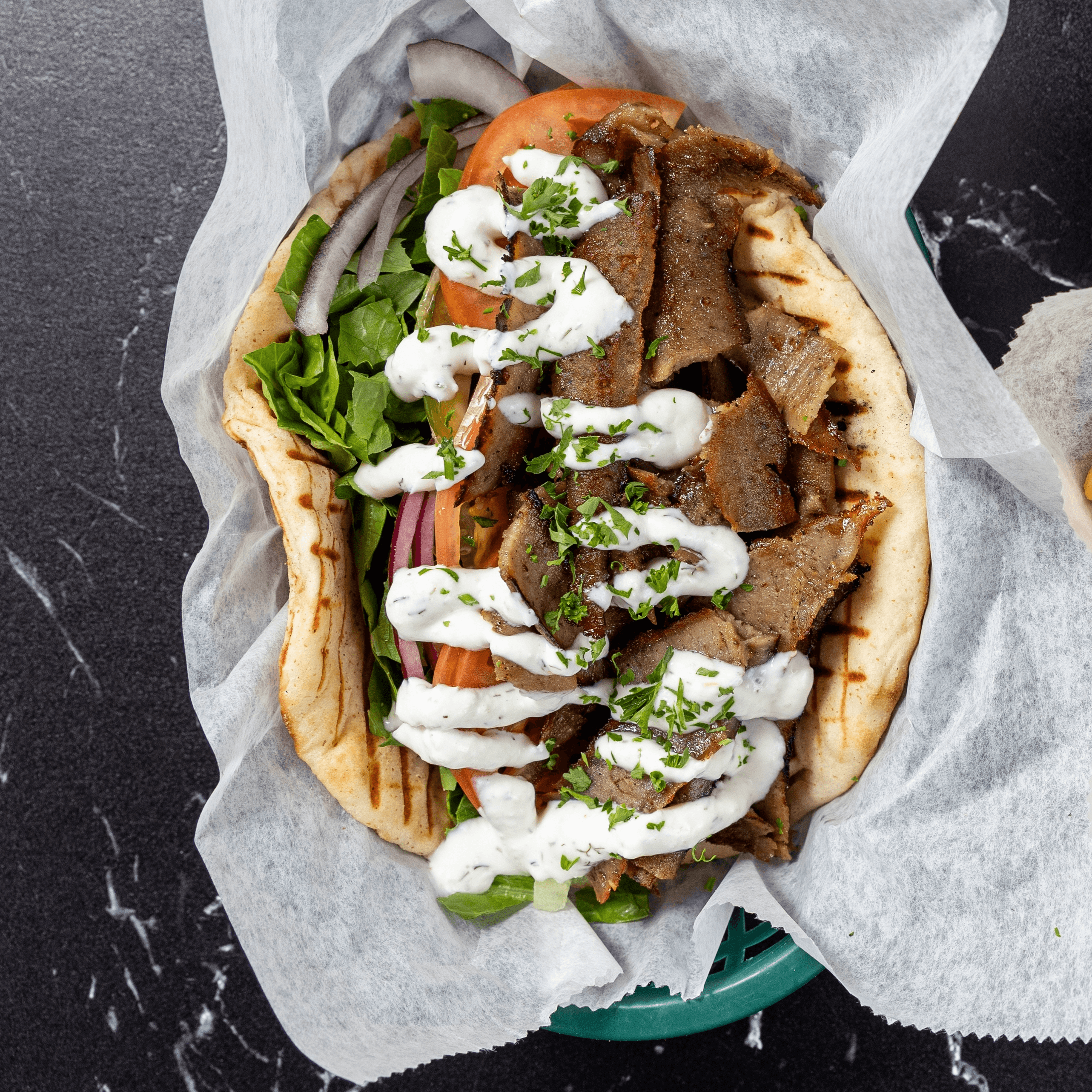 Gyro Sandwich.