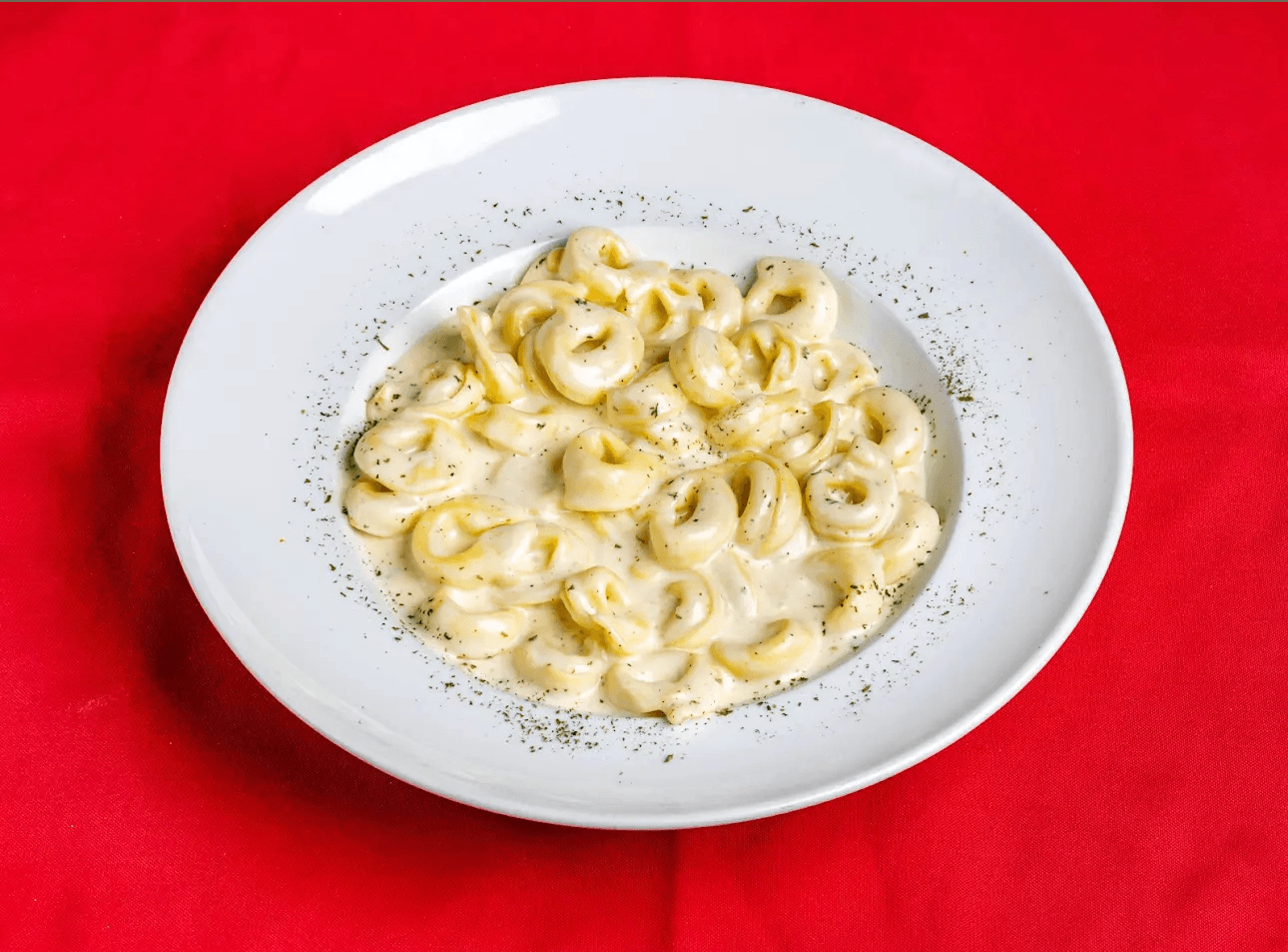 Tortellini Alfredo.