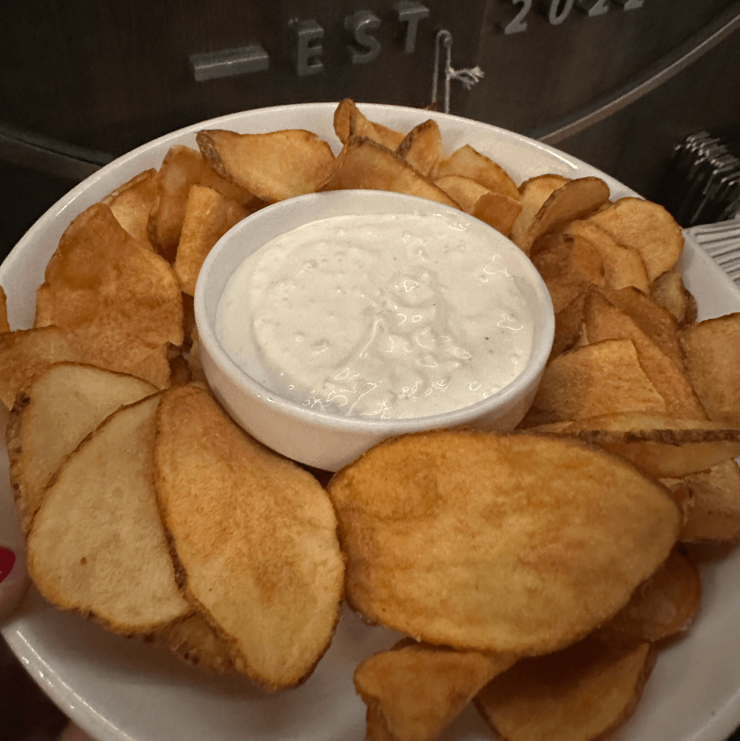 House Made Chips & Dip.