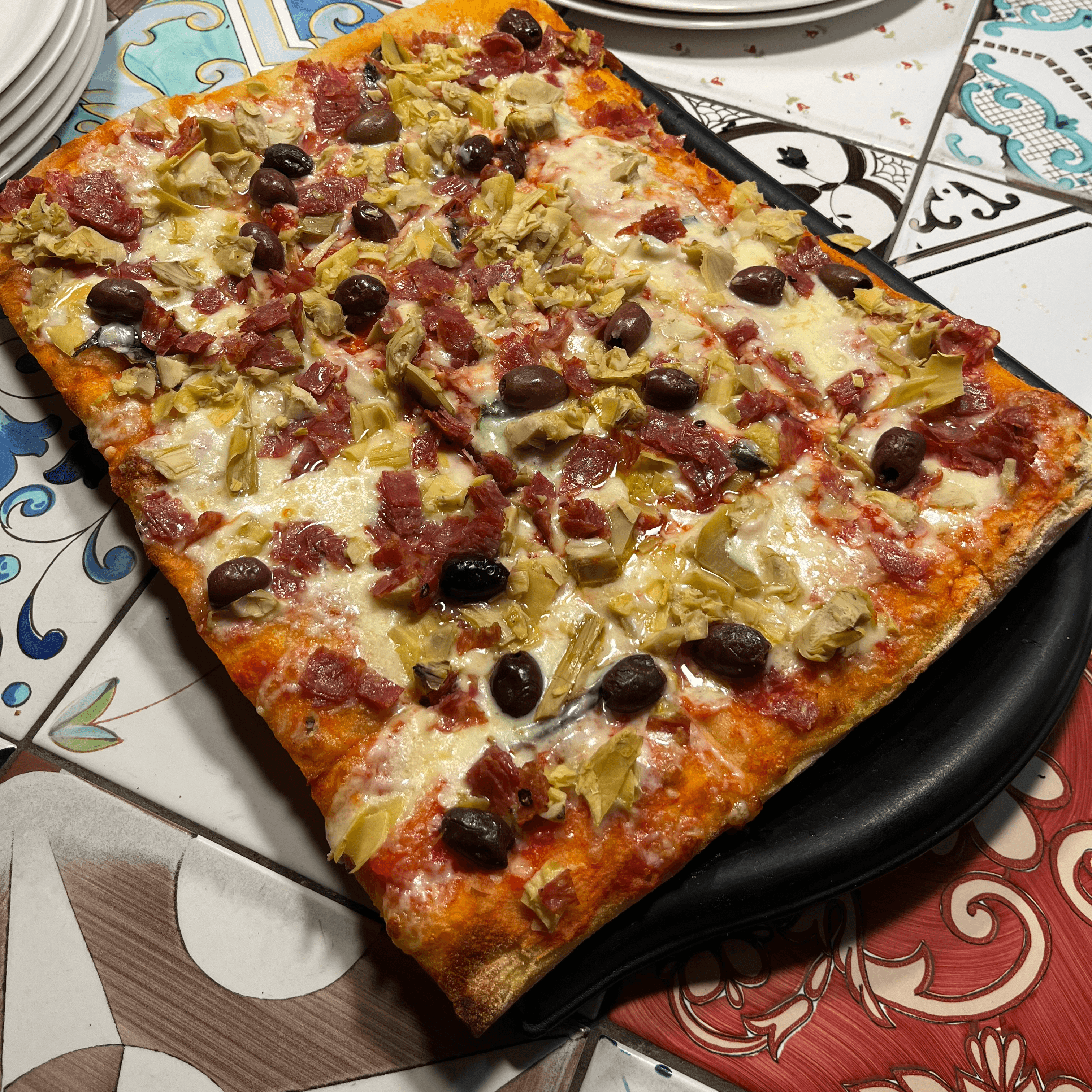 Capricciosa 1/4 Tray.